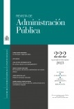 Revista de Administración Pública, nº 222, septiembre/diciembre 2023